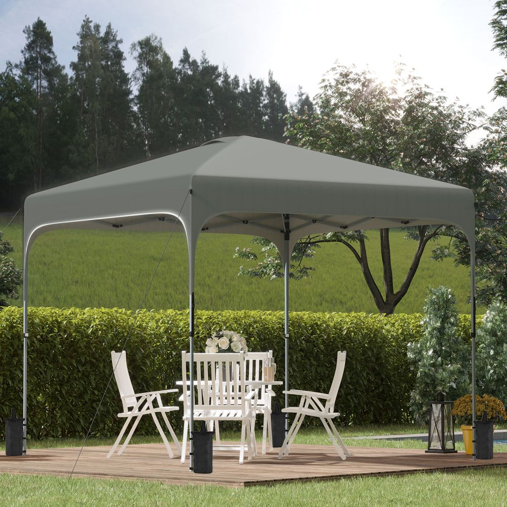 Easy-Setup 3x3M Pop Up Gazebo Tent with Carry Bag & Weight Bags for Outdoor Fun