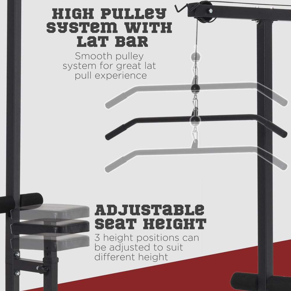 Adjustable Pulldown Power Tower Gym Machine - Target Upper Body Strength