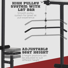 Load image into Gallery viewer, Adjustable Pulldown Power Tower Gym Machine - Target Upper Body Strength
