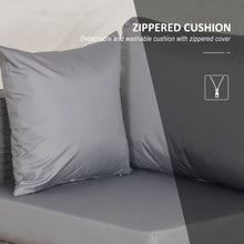 Load image into Gallery viewer, 10-Piece Rattan Sofa Set with Cushions - Stylish Outdoor Comfort in Grey/Blue
