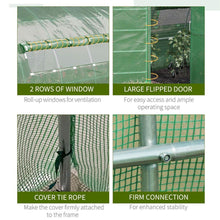 Load image into Gallery viewer, Premium 6x3M Walk-In Polytunnel Greenhouse with Reinforced Steel Frame
