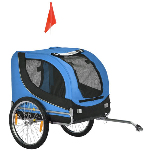 Stylish Pet Bike Trailer: Safe Travel Carrier for Small Dogs & Cats