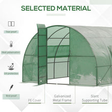 Load image into Gallery viewer, Premium 6x3M Walk-In Polytunnel Greenhouse with Reinforced Steel Frame
