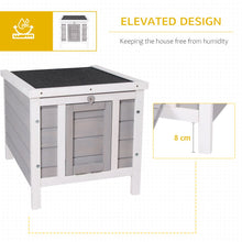 Load image into Gallery viewer, Deluxe Wooden Rabbit Hutch: Safe, Stylish Home for Bunnies &amp; Small Pets
