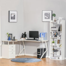 Load image into Gallery viewer, Modern L-Shaped Corner Desk - Stylish Home Office Workstation with Drawer
