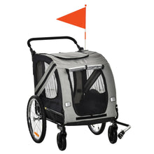 Load image into Gallery viewer, Transformative 2-in-1 Dog Bike Trailer &amp; Stroller - Safety meets Adventure!
