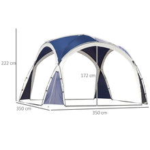 Load image into Gallery viewer, Spacious Outdoor Dome Gazebo Tent - Perfect for Garden Parties &amp; Events!

