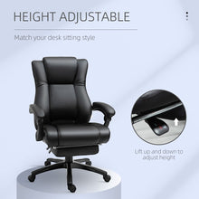 Load image into Gallery viewer, Vinsetto High Back Recliner Office Chair with Footrest - Ultimate Comfort!
