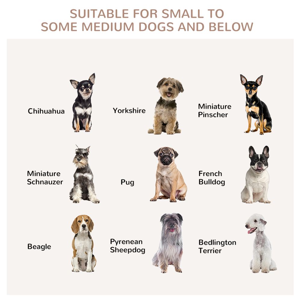 Chic Wooden & Wire Medium Dog Cage: Stylish Kennel with Magnetic Door & Storage