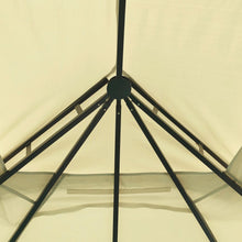Load image into Gallery viewer, Elegant 3.7x3m Patio Gazebo with Mosquito Net &amp; Sturdy Metal Frame - Beige Bliss
