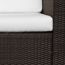 Load image into Gallery viewer, Durable 3-Seater Rattan Sofa with Cushions - Stylish Outdoor Wicker Furniture
