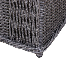 Load image into Gallery viewer, Outsunny 4-Seater Grey Rattan Garden Sofa Set with Cushions &amp; Glass Table

