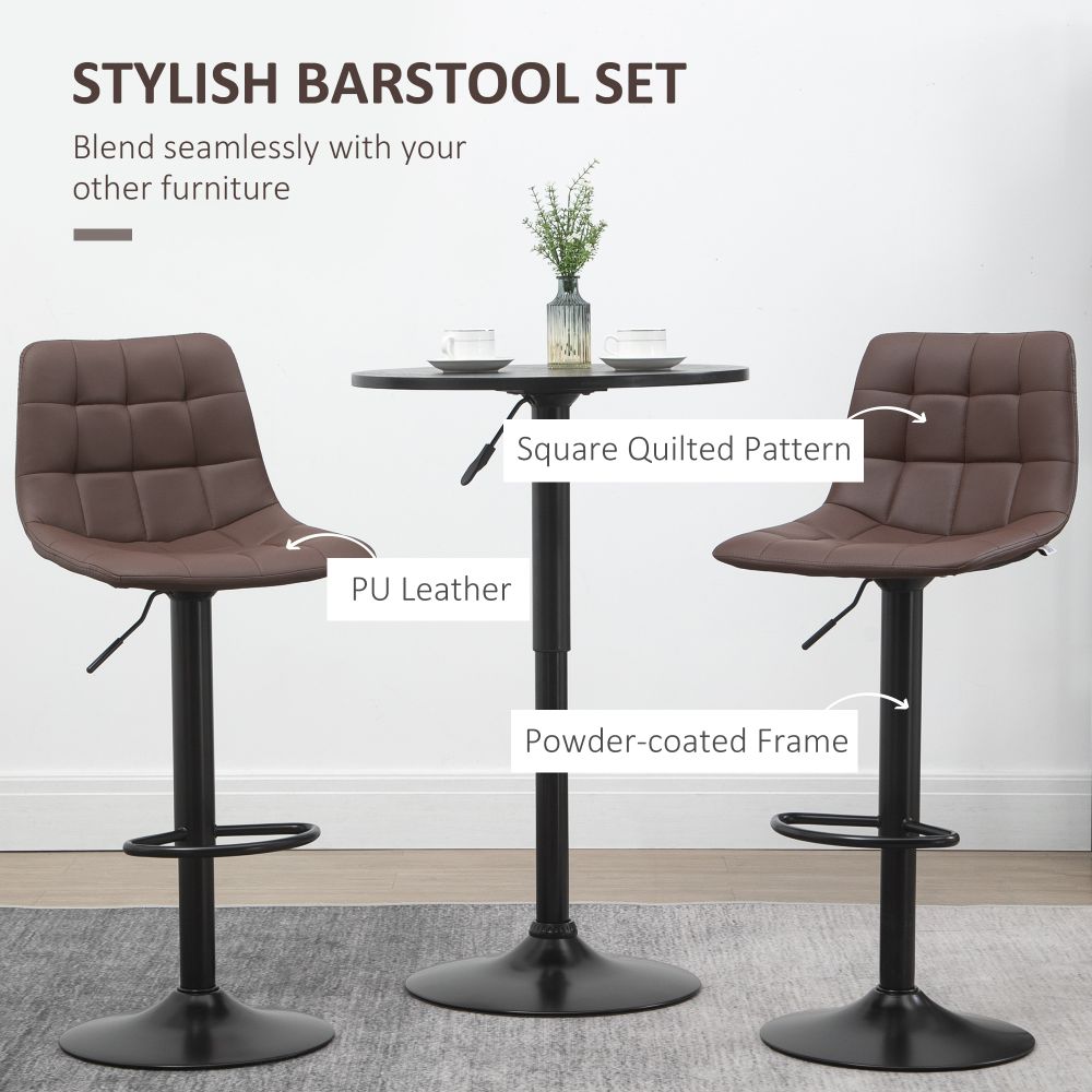 Stylish Adjustable Swivel Stools - Comfort & Versatility for Home Pub Areas