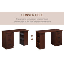 Load image into Gallery viewer, HOMCOM Modern Storage Desk: Stylish Writing &amp; Study Table for Home Office
