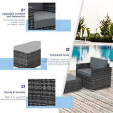 Load image into Gallery viewer, Chic 4-Seater Rattan Sofa Set: Transform Your Outdoor Oasis!
