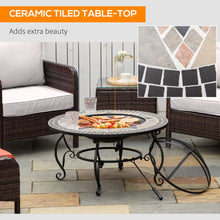 Load image into Gallery viewer, Versatile 3-in-1 Outdoor Fire Pit &amp; BBQ Grill: Warmth, Cooking, Elegance
