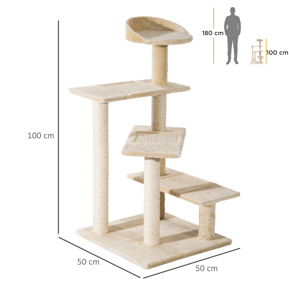 Ultimate Cat Tree Tower: Climbing & Scratching Paradise for Happy Kittens!