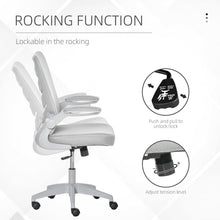 Load image into Gallery viewer, Mesh Office Chair Home Swivel Task Chair w/ Lumbar Support, Arm, Grey Vinsetto
