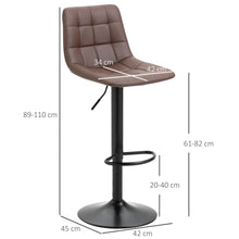 Load image into Gallery viewer, Stylish Adjustable Swivel Stools - Comfort &amp; Versatility for Home Pub Areas
