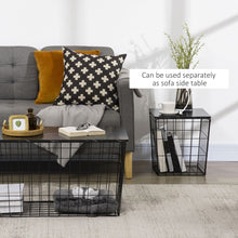 Load image into Gallery viewer, Stylish HOMCOM Set of 2 Versatile Side Tables with Storage - Modern &amp; Chic
