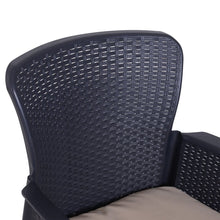 Load image into Gallery viewer, Elegant 3-Piece Rattan Garden Coffee Set with Cushions for Stylish Gatherings
