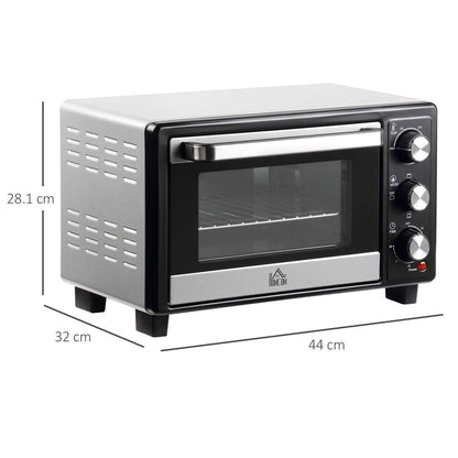 Compact 16L Mini Convection Oven with Timer & Grill – Perfect for Any Kitchen!