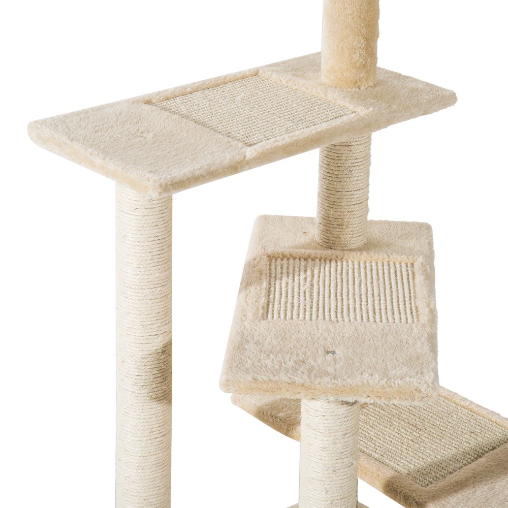 Ultimate Cat Tree Tower: Climbing & Scratching Paradise for Happy Kittens!