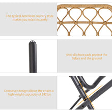 Load image into Gallery viewer, Chic 3-Piece Folding Rattan Bistro Set - Stylish Chairs &amp; Table for Outdoor Relaxation
