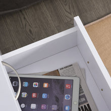 Load image into Gallery viewer, Elegant White 2-Drawer Bedside Table - Modern Storage Solution
