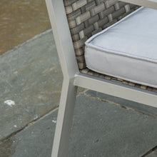 Load image into Gallery viewer, Stylish 4-Piece Grey Rattan Outdoor Seating Set for Ultimate Comfort
