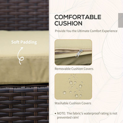 Elegant 3-Piece Rattan Bistro Set - Stylish Patio Chairs & Glass Top Table