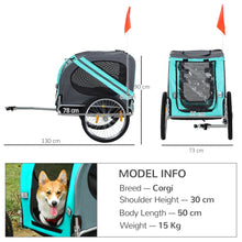 Load image into Gallery viewer, Adventure Pet Bicycle Trailer - Waterproof Dog &amp; Cat Carrier with Safety Features
