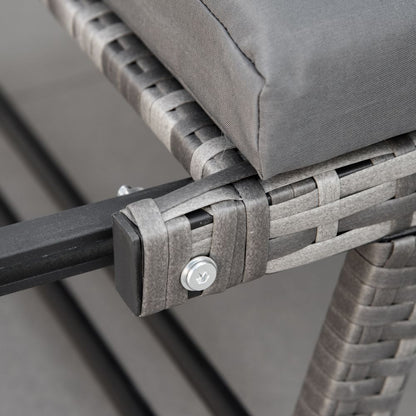 Convertible Rattan Daybed Sofa with Cushions - Perfect for Outdoor Relaxation