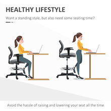 Load image into Gallery viewer, Vinsetto Adjustable Draughtsman Chair - Comfort for Tall Desks &amp; Workspaces
