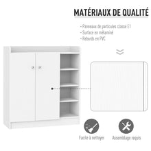 Load image into Gallery viewer, Versatile Shoe Storage Cabinet with Adjustable Shelves - Modern White Design
