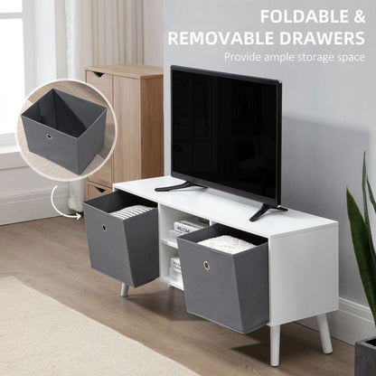 HOMCOM Versatile Modern TV Stand with Storage - Stylish & Functional