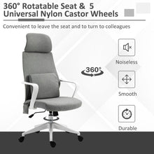 Load image into Gallery viewer, Massage Office Chair with 2 Points Lumbar Support Adjustable Height
