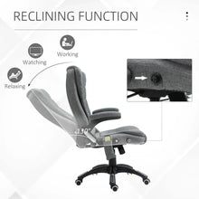 Load image into Gallery viewer, Relax &amp; Recharge: Executive Reclining Chair with Heating Massage &amp; Headrest
