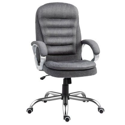 Office Chair Rock 360 Degree Swivel Adjustable Height Lumbar Support Vinsetto