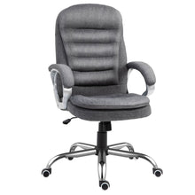 Load image into Gallery viewer, Office Chair Rock 360 Degree Swivel Adjustable Height Lumbar Support Vinsetto
