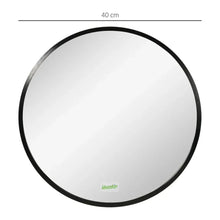 Load image into Gallery viewer, Modern Wall-mounted Vanity Mirror for Bedroom Bathroom Washroom, Black, 40x40cm
