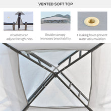 Load image into Gallery viewer, Outsunny 3x3M Metal Gazebo Canopy - Elegant 2-Tier Roof for Garden Parties
