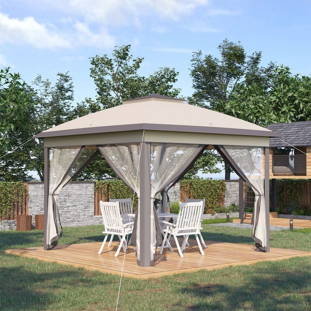 Adjustable Pop-Up Gazebo Canopy Tent with Carry Bag – Ultimate Outdoor Shade