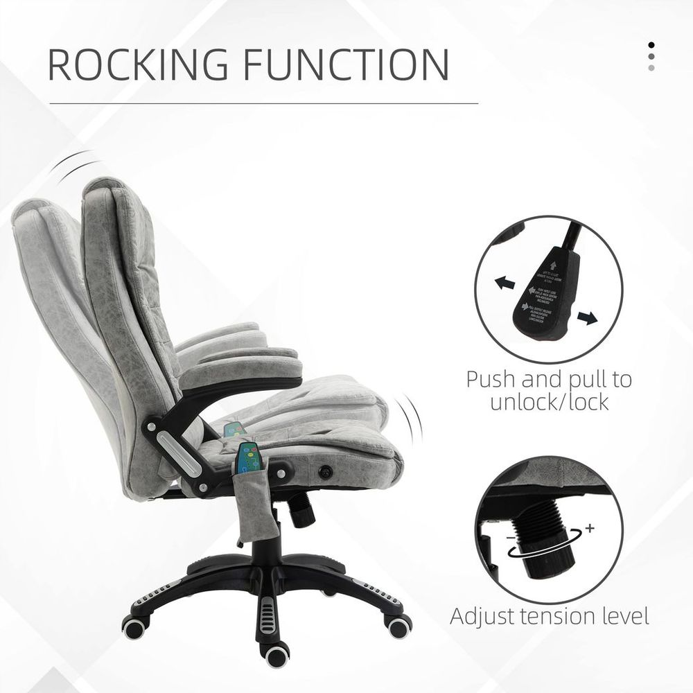 Luxurious Executive Reclining Massage Chair with Heating & Comfort Support