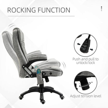 Luxurious Executive Reclining Massage Chair with Heating & Comfort Support