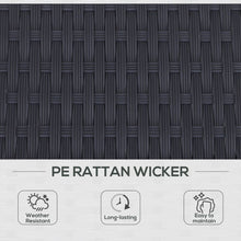 Load image into Gallery viewer, Adjustable Black Rattan Lounger Set - Ultimate Comfort for Sun-soaked Bliss
