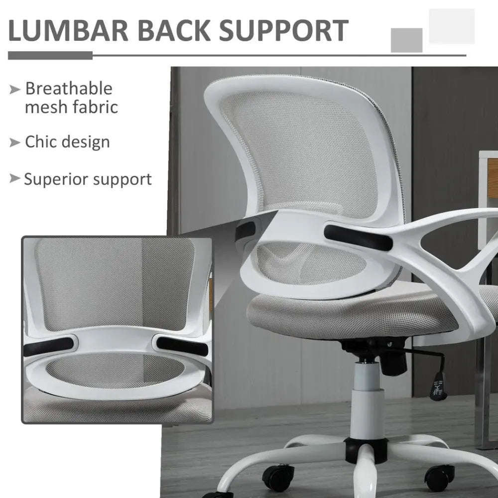 Vinsetto Ergonomic Mesh Office Chair with Lumbar Support & Adjustable Height