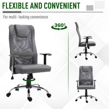 Load image into Gallery viewer, Vinsetto High Back Mesh Office Chair with Adjustable Headrest &amp; Armrests
