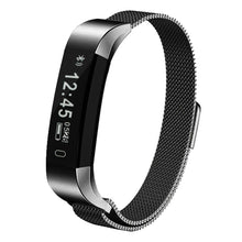 Load image into Gallery viewer, Aquarius AQ115 Splash-Proof Fitness Tracker: Sleek Metal Mesh &amp; Alerts
