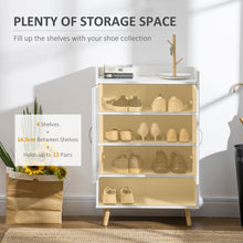 Load image into Gallery viewer, Sleek Modern Shoe Cabinet with Doors - Stylish Storage for Every Entryway!
